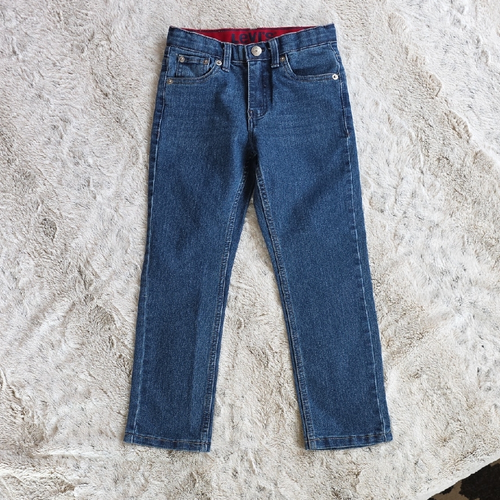Levi's 511 Blue Denim Jeans 7 Regular Adjustable Waist
